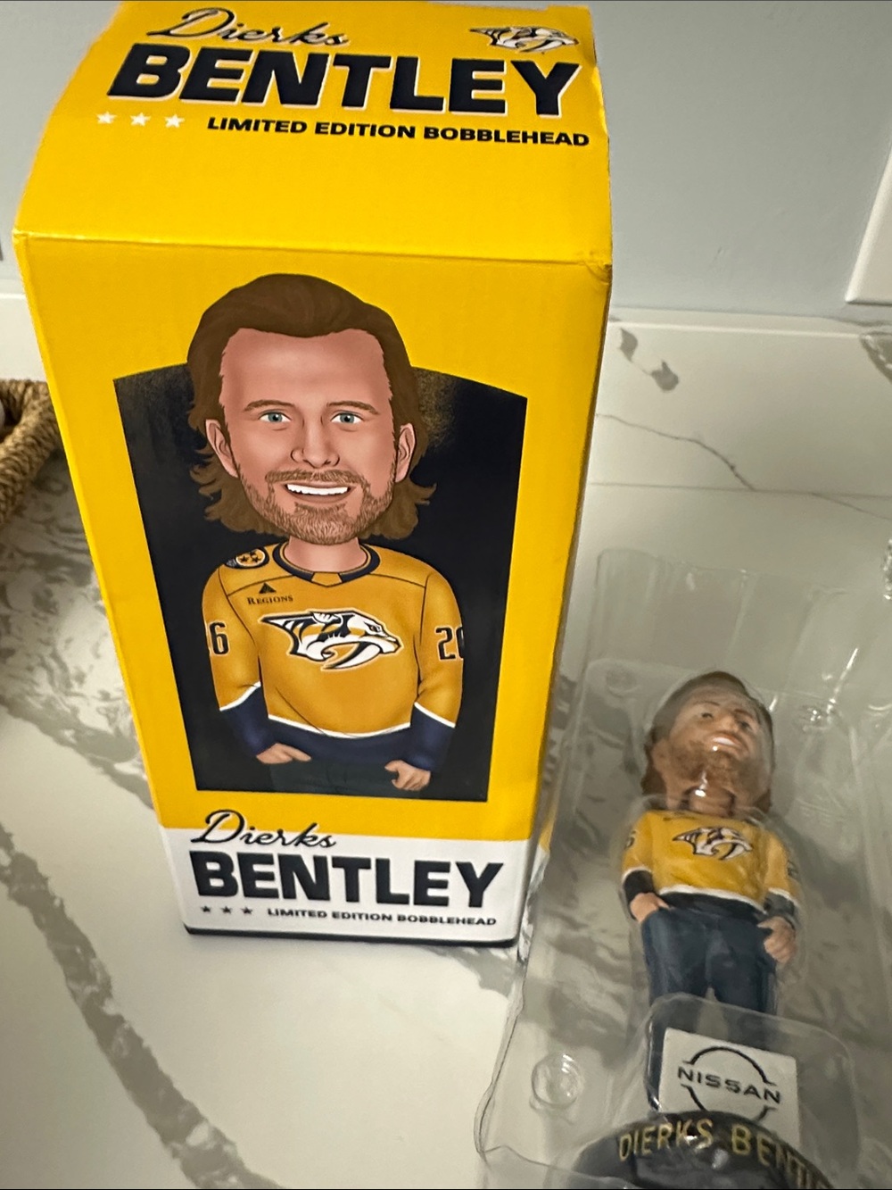 Yellow Nashville Predators Bobblehead - Limited Edition